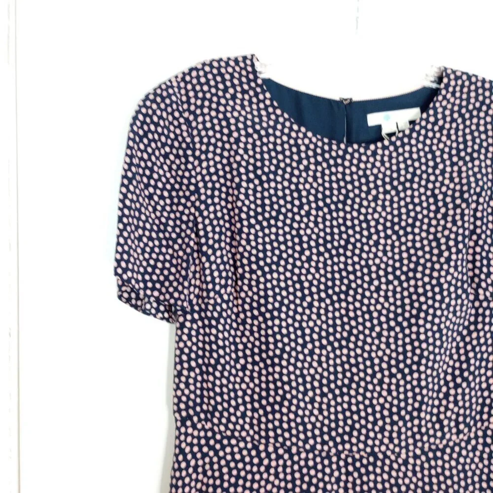 Boden Renee Polka Dot Colorblock Midi Dress